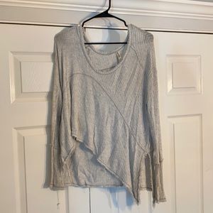 WORN ONCE Free People gray sweater